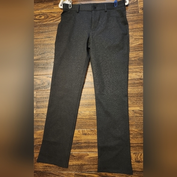 Dkny Pants - DKNY Dk Gray Straight Leg Flat Front Pants SZ Small 30" NWT